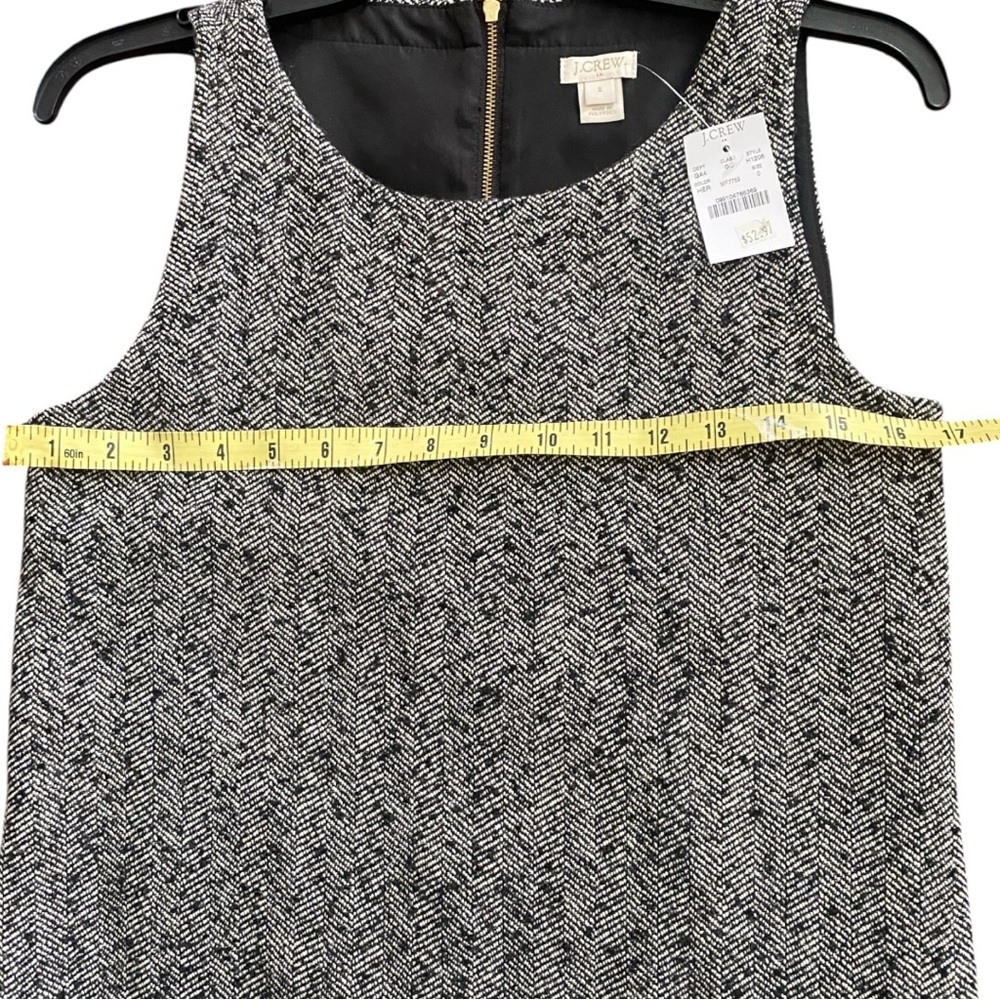 J.Crew Factory Herringbone Wool Dress | Size 0 | NWT - Picture 3 of 4
